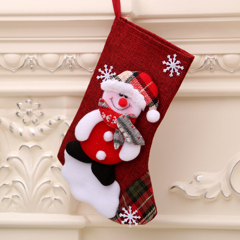 Hanging Socks Christmas Gift Bag
