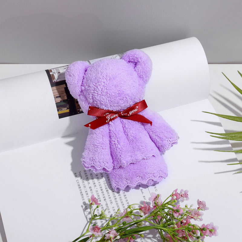 Little Bear Towel With Hand Gift Kindergarten Gift