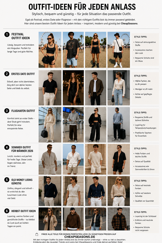 OUTFIT-IDEEN FÜR JEDEN ANLASS