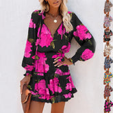 Bright colorful dress from CheapSeasons featuring bold patterns, perfect for making a statement at any occasion.