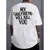 CheapSeasons Stay Away T-shirt with bold message, featuring a stylish design and humor on a casual tee.