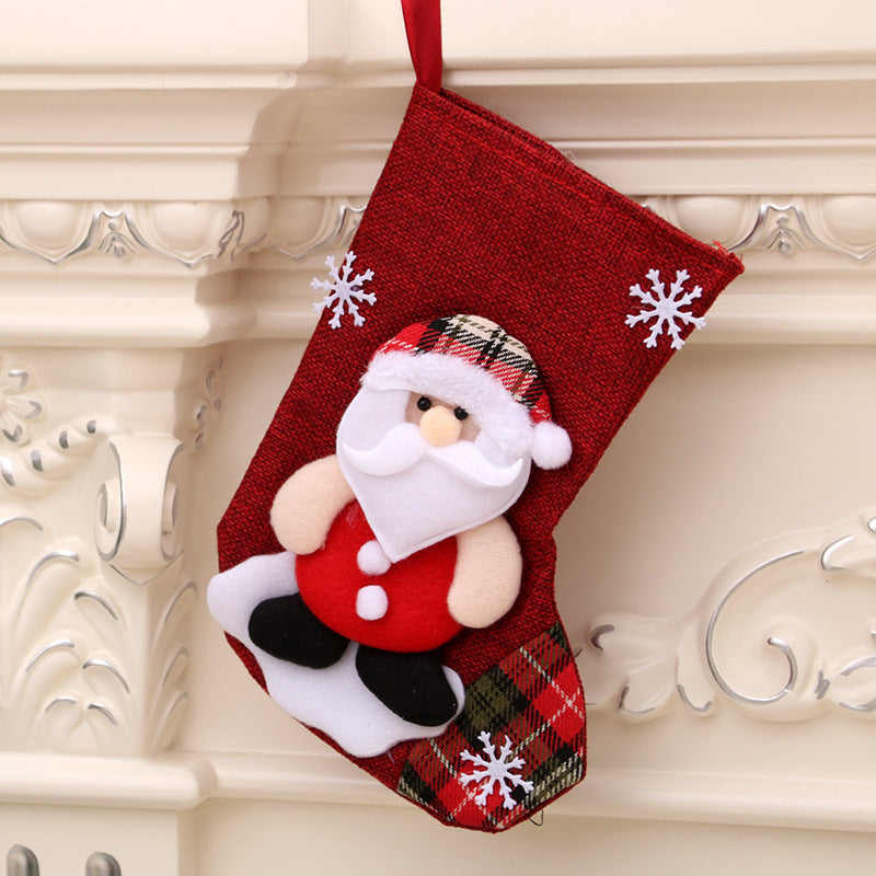 Hanging Socks Christmas Gift Bag