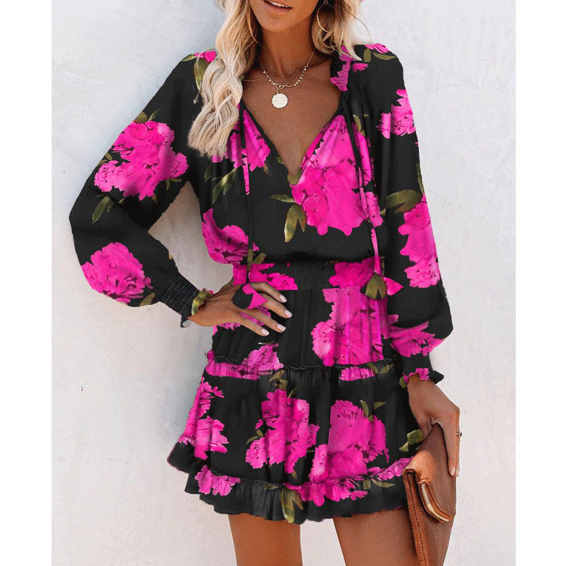 Bright, eye-catching CheapSeasons dress with bold patterns, perfect for making a statement at any event.