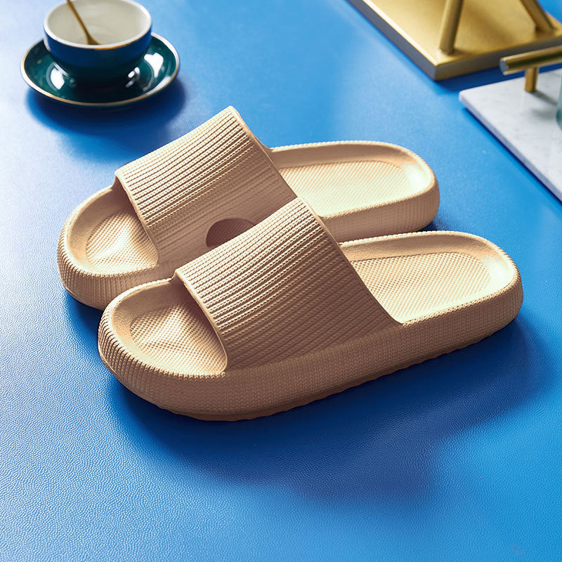Comfortable Cloud slippers and flip-flops from CheapSeasons with non-slip soles and extra soft cushioning for relaxation.