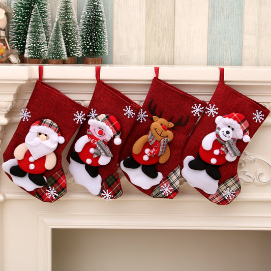 Hanging Socks Christmas Gift Bag