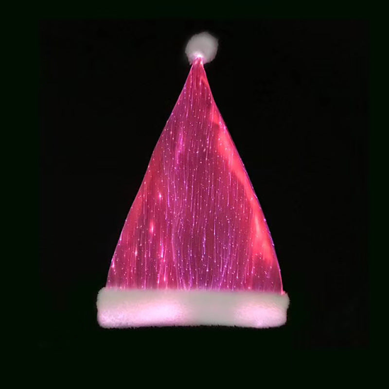 LED Glowing Colorful Christmas Hat