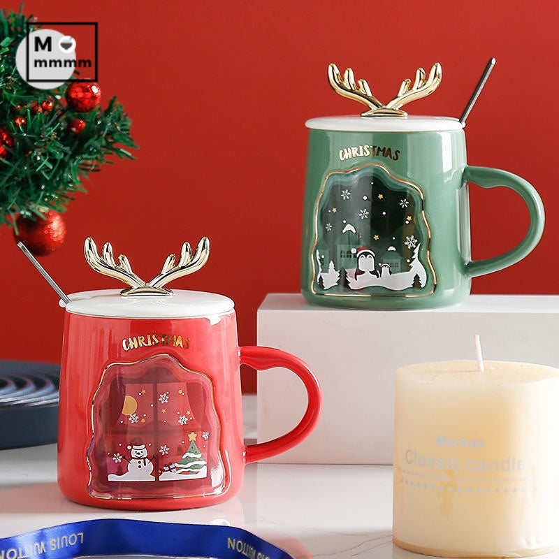 Christmas Cups With Spoon