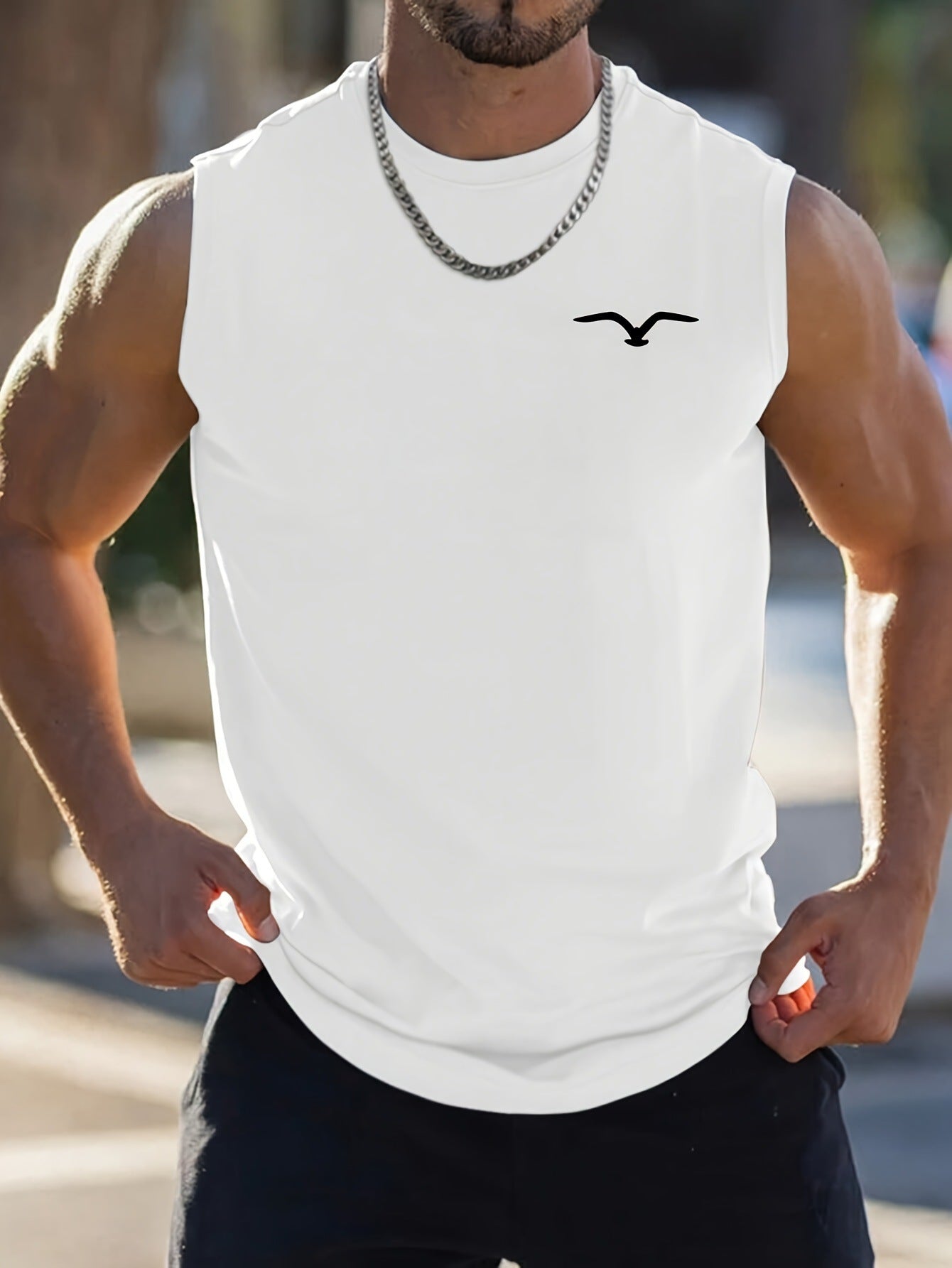 Mens Fashionable Sleeveless Vest - CheapSeasons