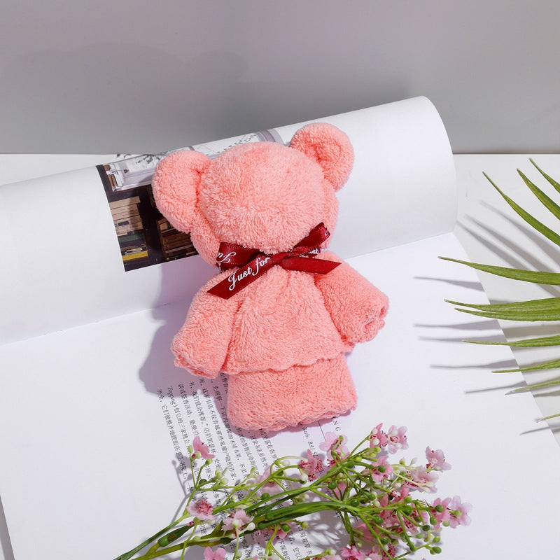 Little Bear Towel With Hand Gift Kindergarten Gift