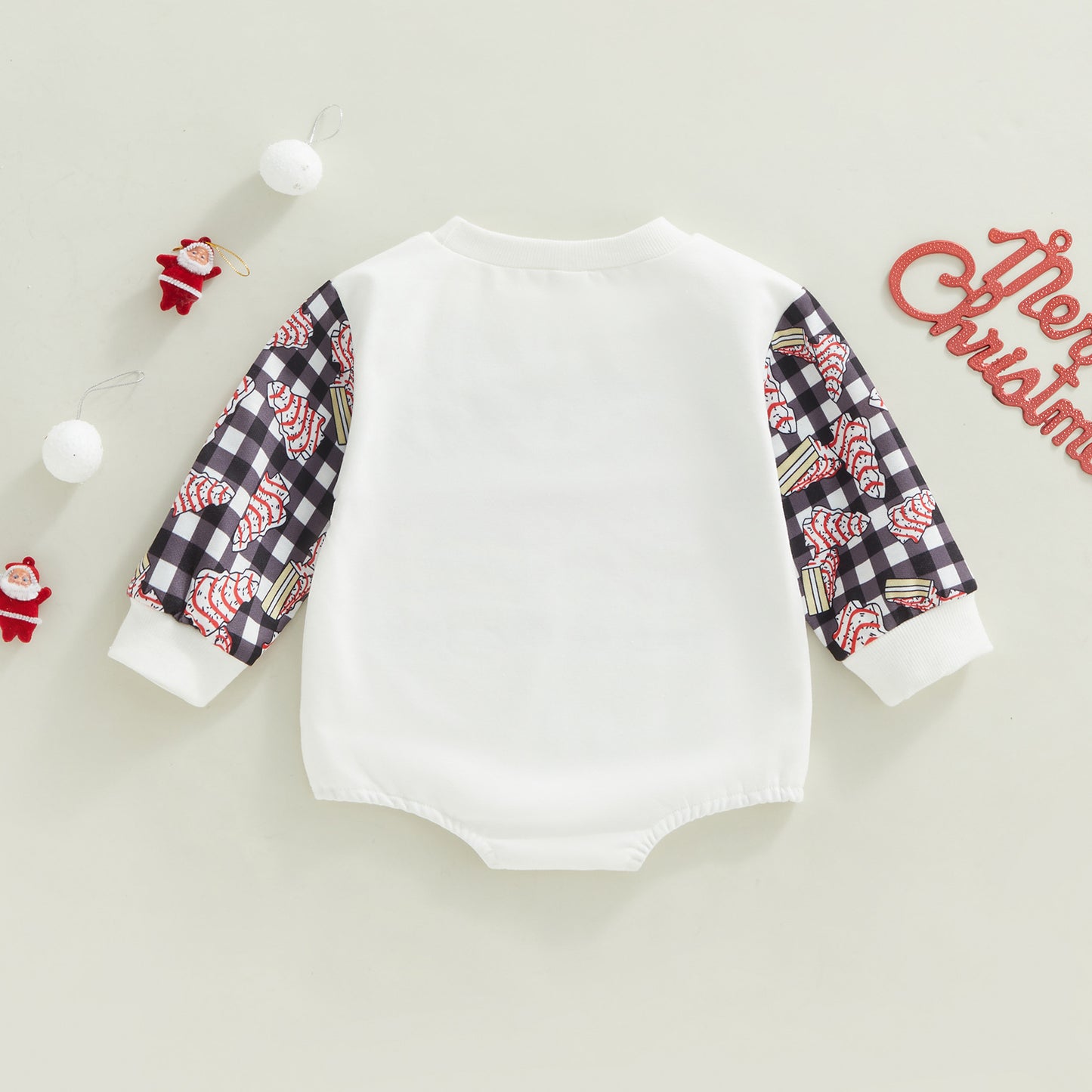 Children's Clothing Round Neck Print Long Sleeves Triangle Romper