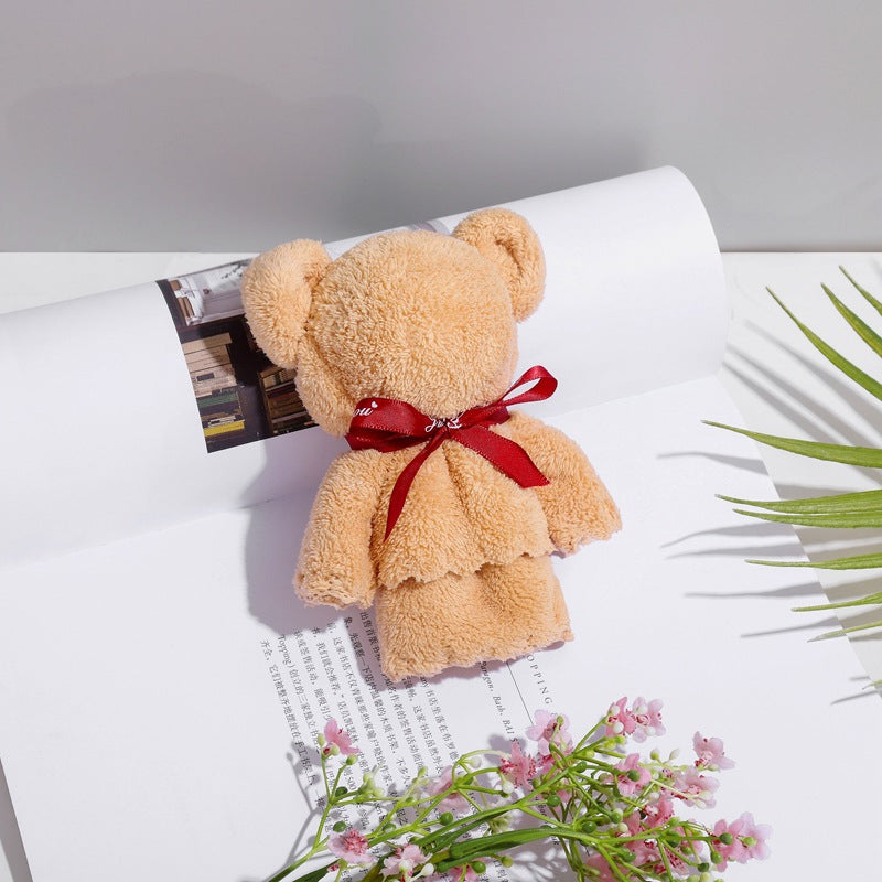 Little Bear Towel With Hand Gift Kindergarten Gift