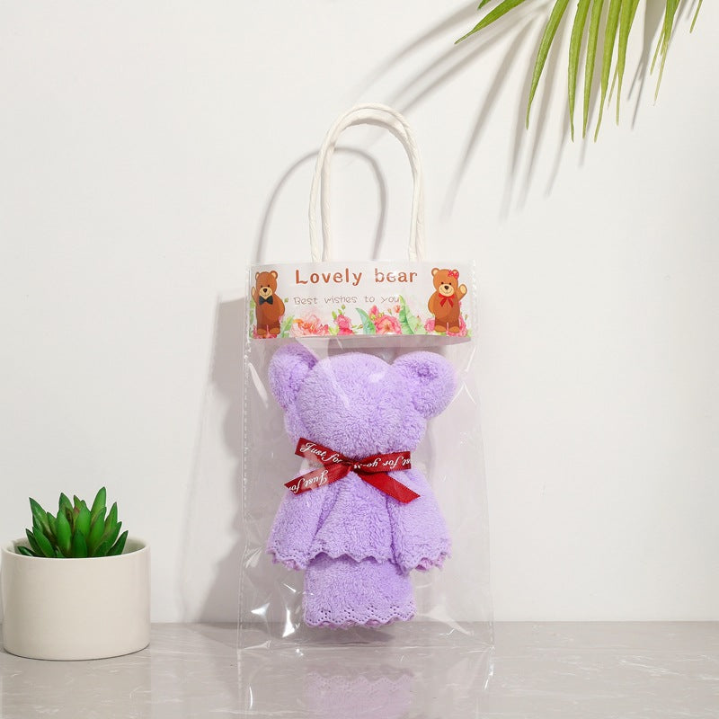 Little Bear Towel With Hand Gift Kindergarten Gift