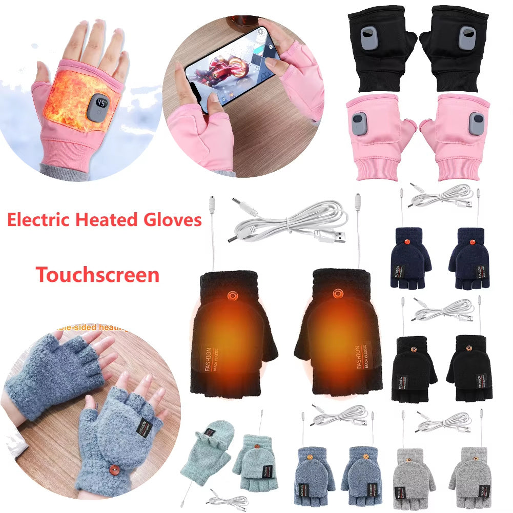 USB Rechargeable Smart Warm Winter Gloves