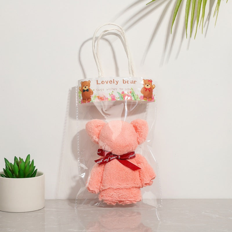 Little Bear Towel With Hand Gift Kindergarten Gift