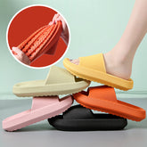 Comfortable CheapSeasons Cloud slippers with non-slip soles and extra soft cushioning, ideal for cozy indoor wear.