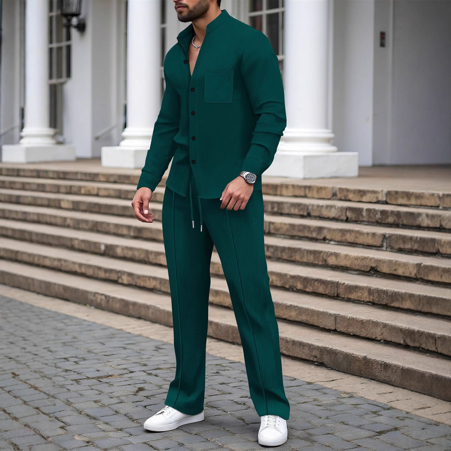 Waffle Texture Premium Set – An upgrade for your casual look - CheapSeasons