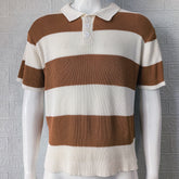Perfect Fit Strick-Polo shirt by CheapSeasons in M-3XL, featuring a stylish fit and classic knit design, displayed on a mannequin.