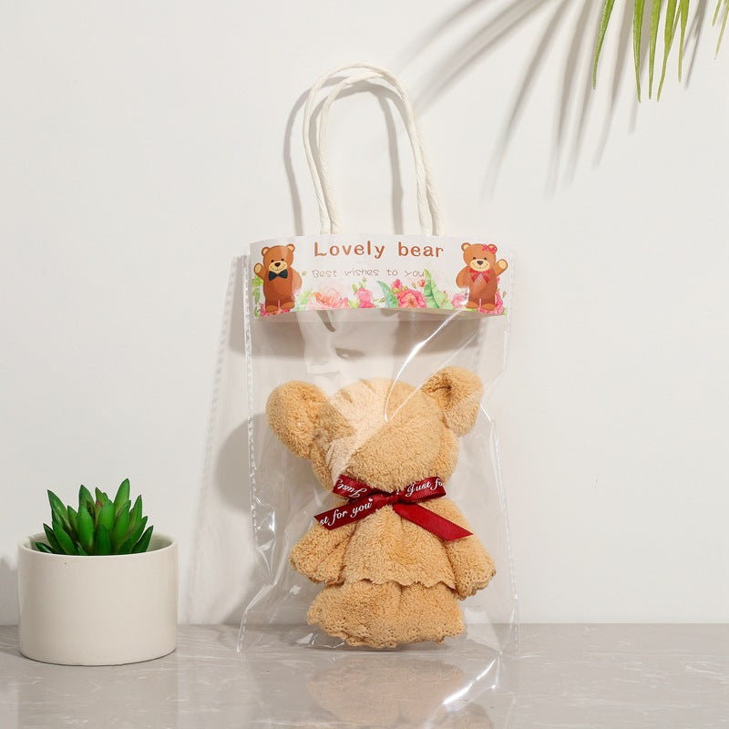 Little Bear Towel With Hand Gift Kindergarten Gift