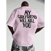CheapSeasons Stay Away T-shirt featuring bold text and a humorous design with a clear message on a casual tee.