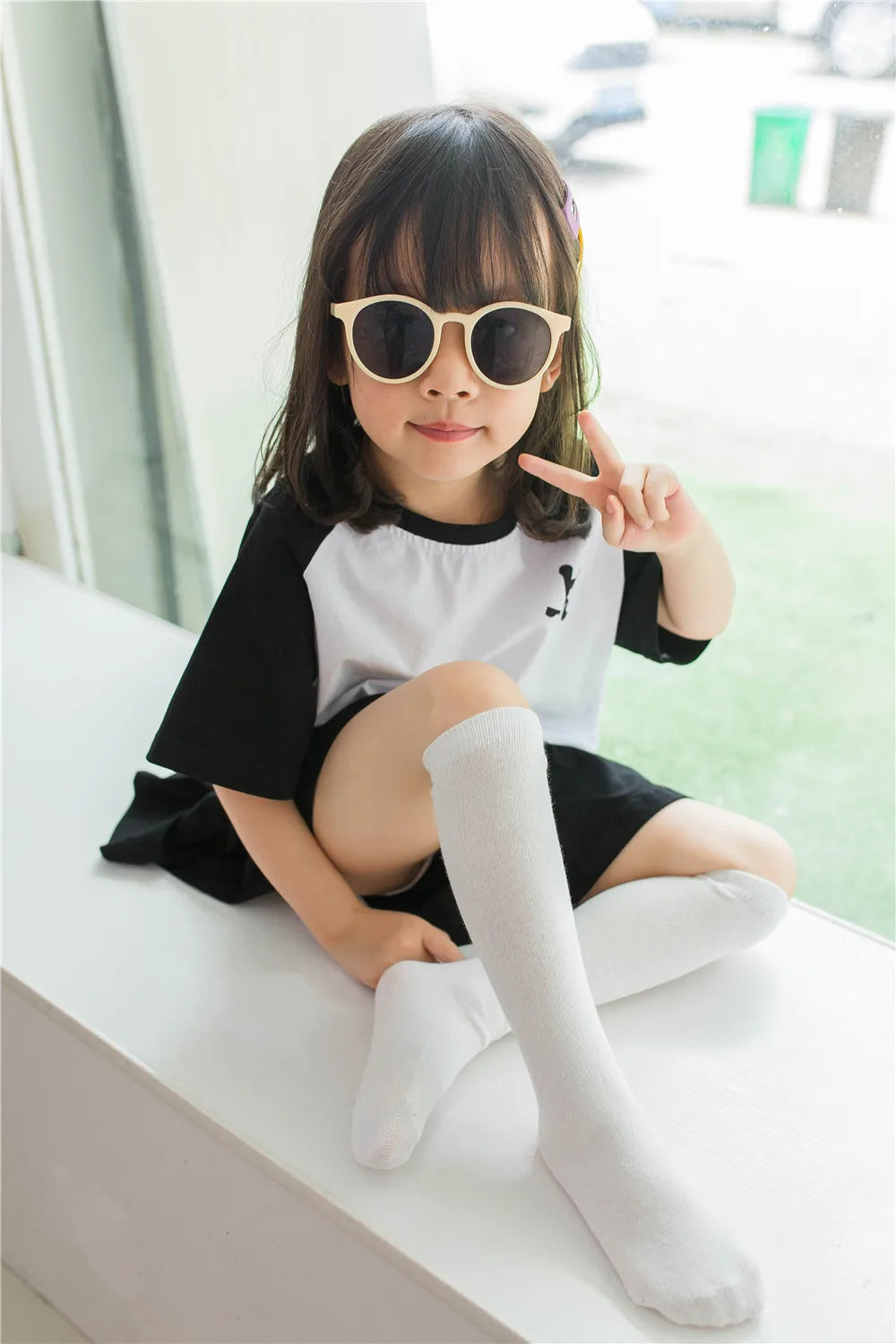 Kids Retro-Kniestrümpfe – Knallige Farben & extra weiche Baumwolle (1-6 Jahre) - CheapSeasons