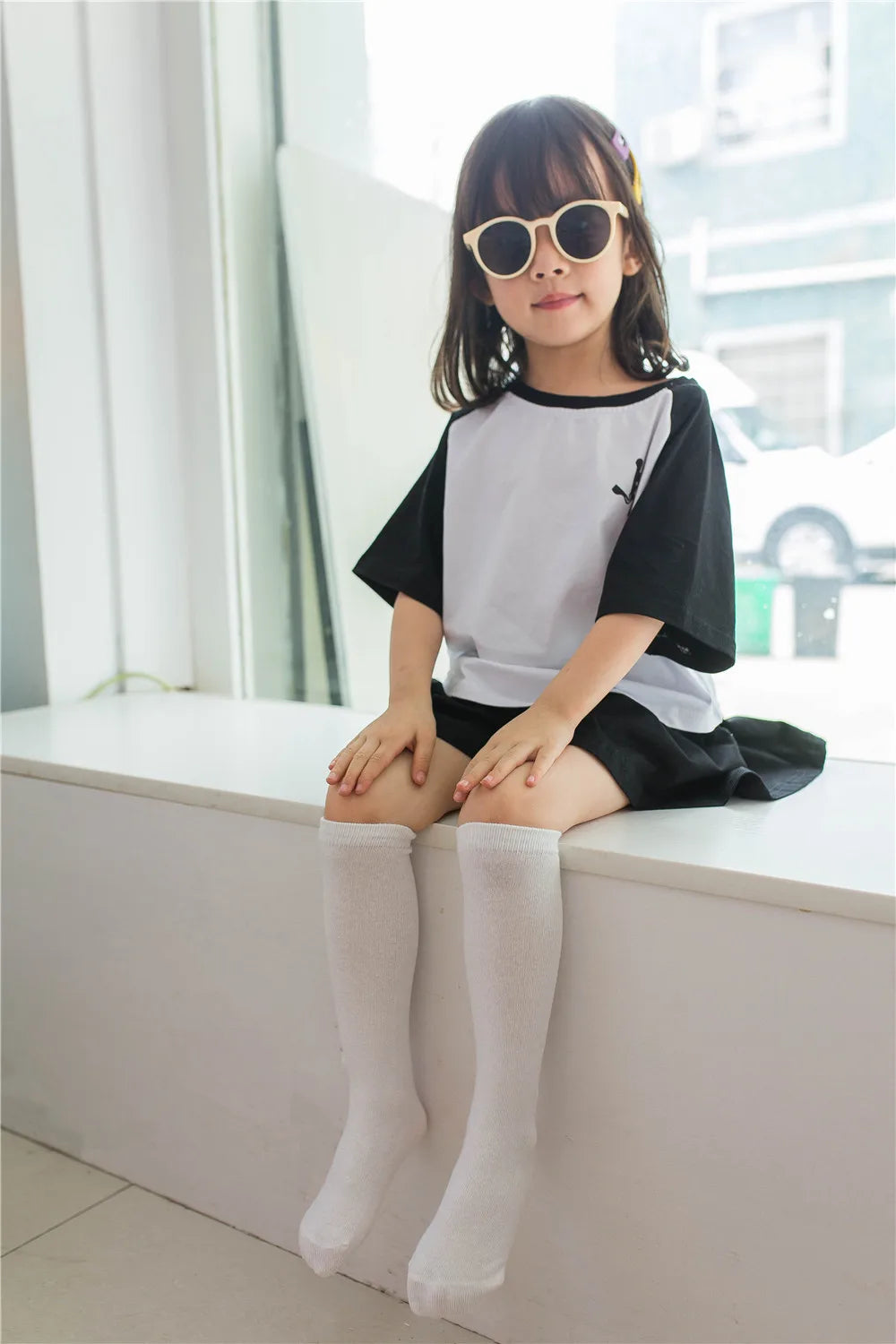 Kids Retro-Kniestrümpfe – Knallige Farben & extra weiche Baumwolle (1-6 Jahre) - CheapSeasons