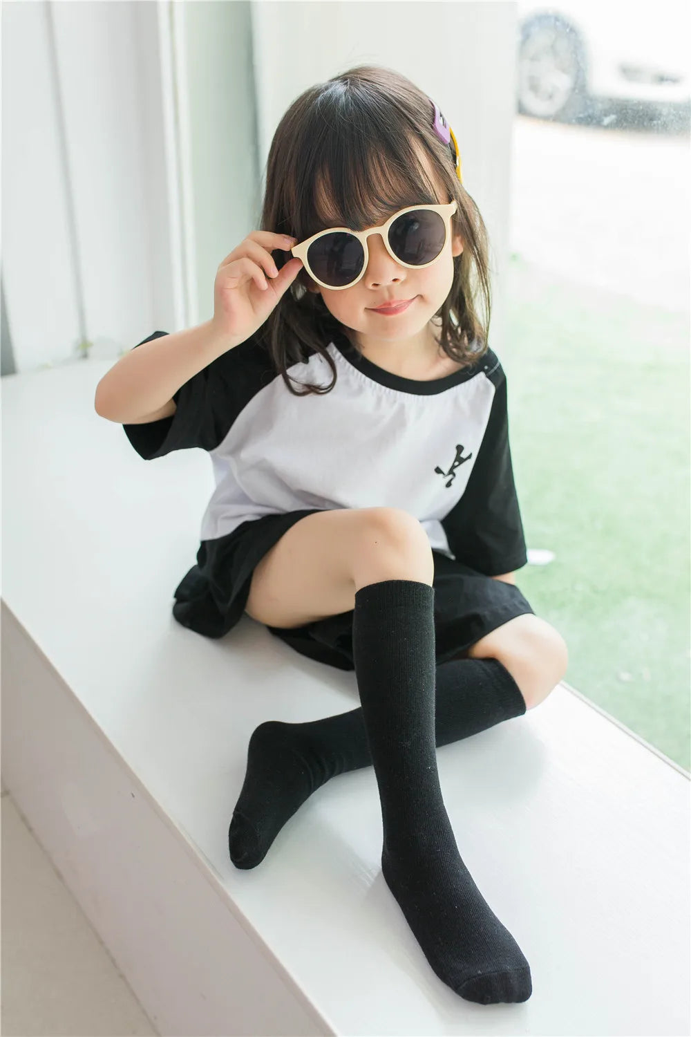 Kids Retro-Kniestrümpfe – Knallige Farben & extra weiche Baumwolle (1-6 Jahre) - CheapSeasons