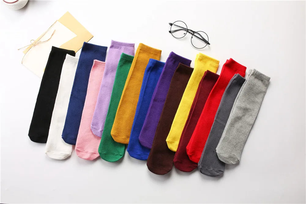 Kids Retro-Kniestrümpfe – Knallige Farben & extra weiche Baumwolle (1-6 Jahre) - CheapSeasons