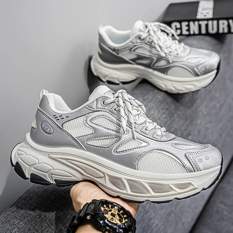 Shoes for Men Sports and Leisure Male Sneakers Winter Shoes for Men Men's Casual Platform Sports Shoes Fabric Loafers Ventilate - CheapSeasons