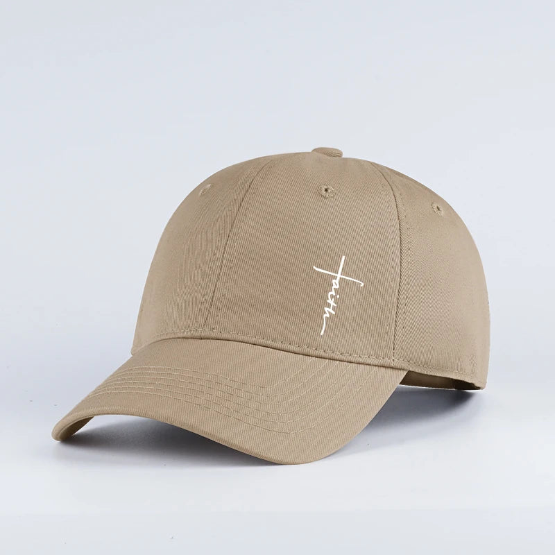 Faith Statement Baseball Cap – Stylish unisex cap with adjustable closure & letter print - CheapSeasons