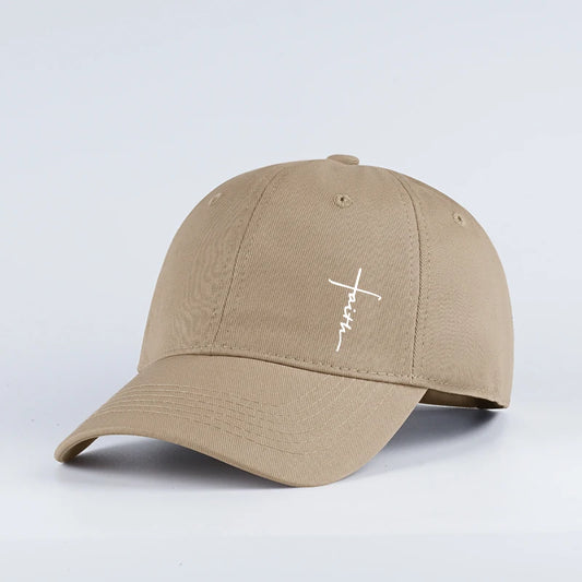 Faith Statement Baseball Cap – Stylish unisex cap with adjustable closure & letter print - CheapSeasons
