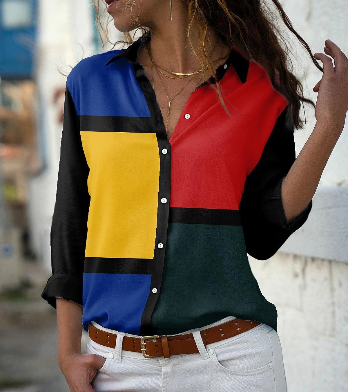 🌸 Floral elegance meets business chic: Your new favorite blouse! 💼 - CheapSeasons