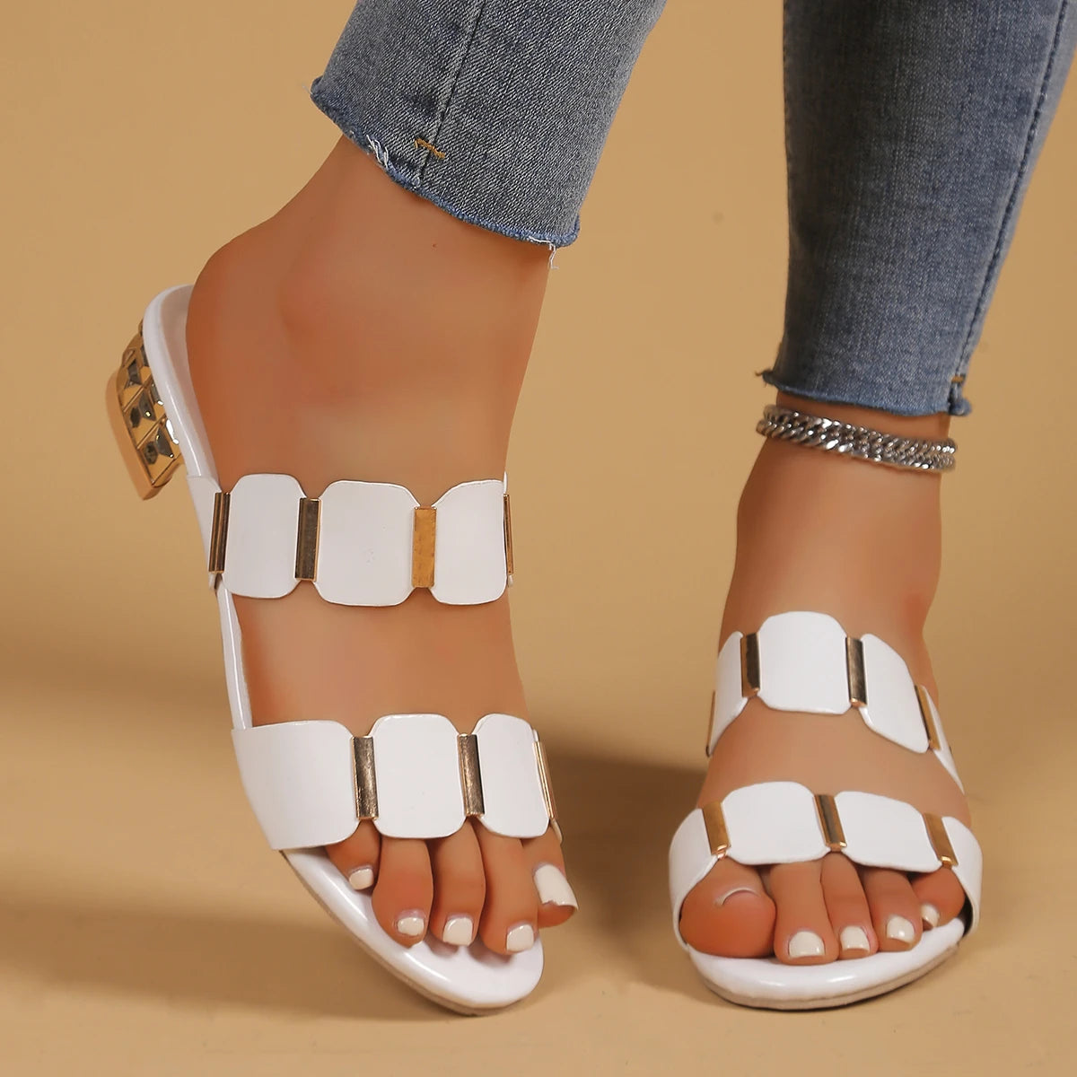 Stylish high-heel sandals for spring and summer. Lightweight, comfortable and feminine, it's perfect for any look. - CheapSeasons