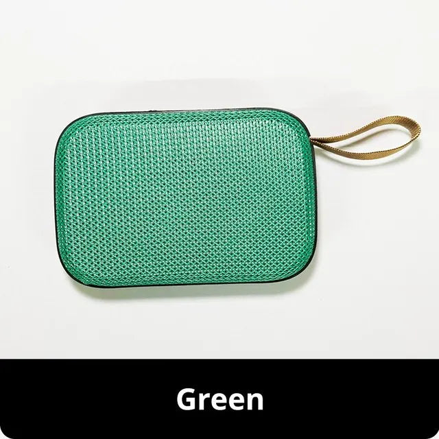 Sonic Fabric Bluetooth-Speaker – Kompakter Outdoor-Lautsprecher mit Stereo-Sound & TF-Slot - CheapSeasons