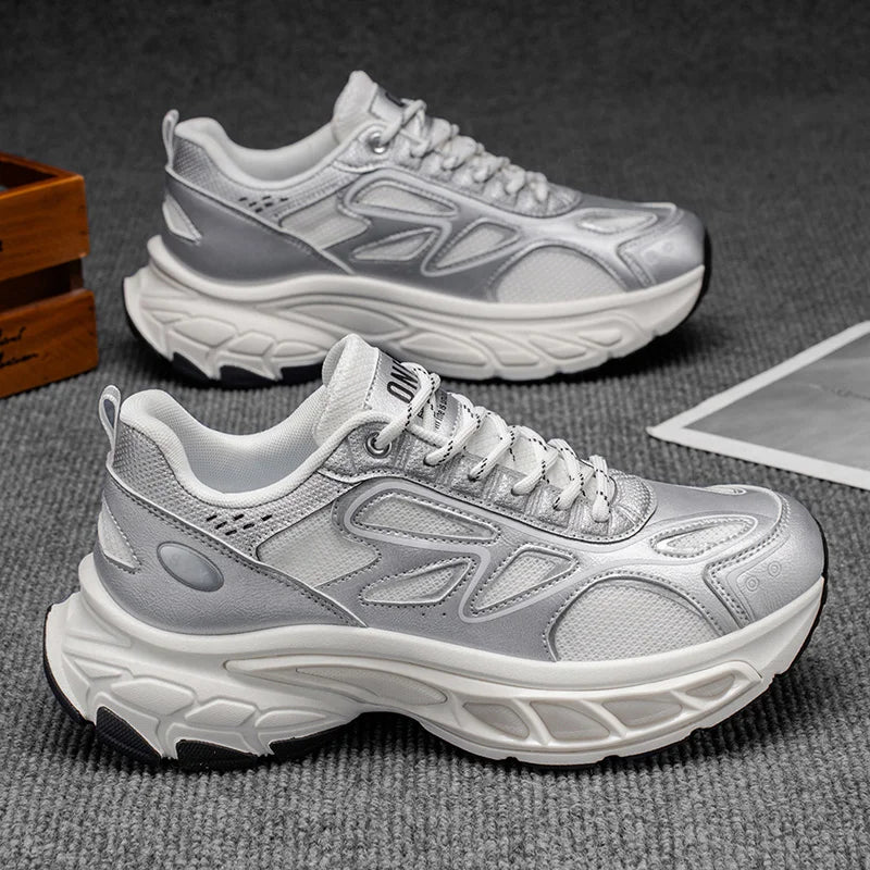 Shoes for Men Sports and Leisure Male Sneakers Winter Shoes for Men Men's Casual Platform Sports Shoes Fabric Loafers Ventilate - CheapSeasons