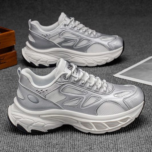 Shoes for Men Sports and Leisure Male Sneakers Winter Shoes for Men Men's Casual Platform Sports Shoes Fabric Loafers Ventilate - CheapSeasons