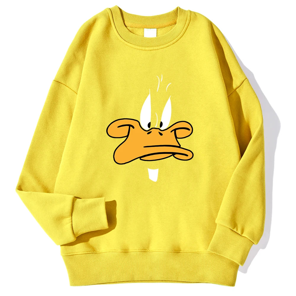 Oversized „Daffy Grumpy“ Fleece-Sweatshirt | CheapSeasons 🦆✨ - CheapSeasons