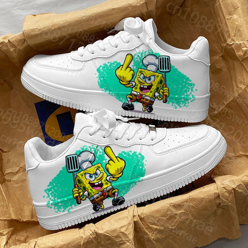 High-Top Streetwear Sneaker – Premium 3D Spongestyle im Air Force Style - CheapSeasons
