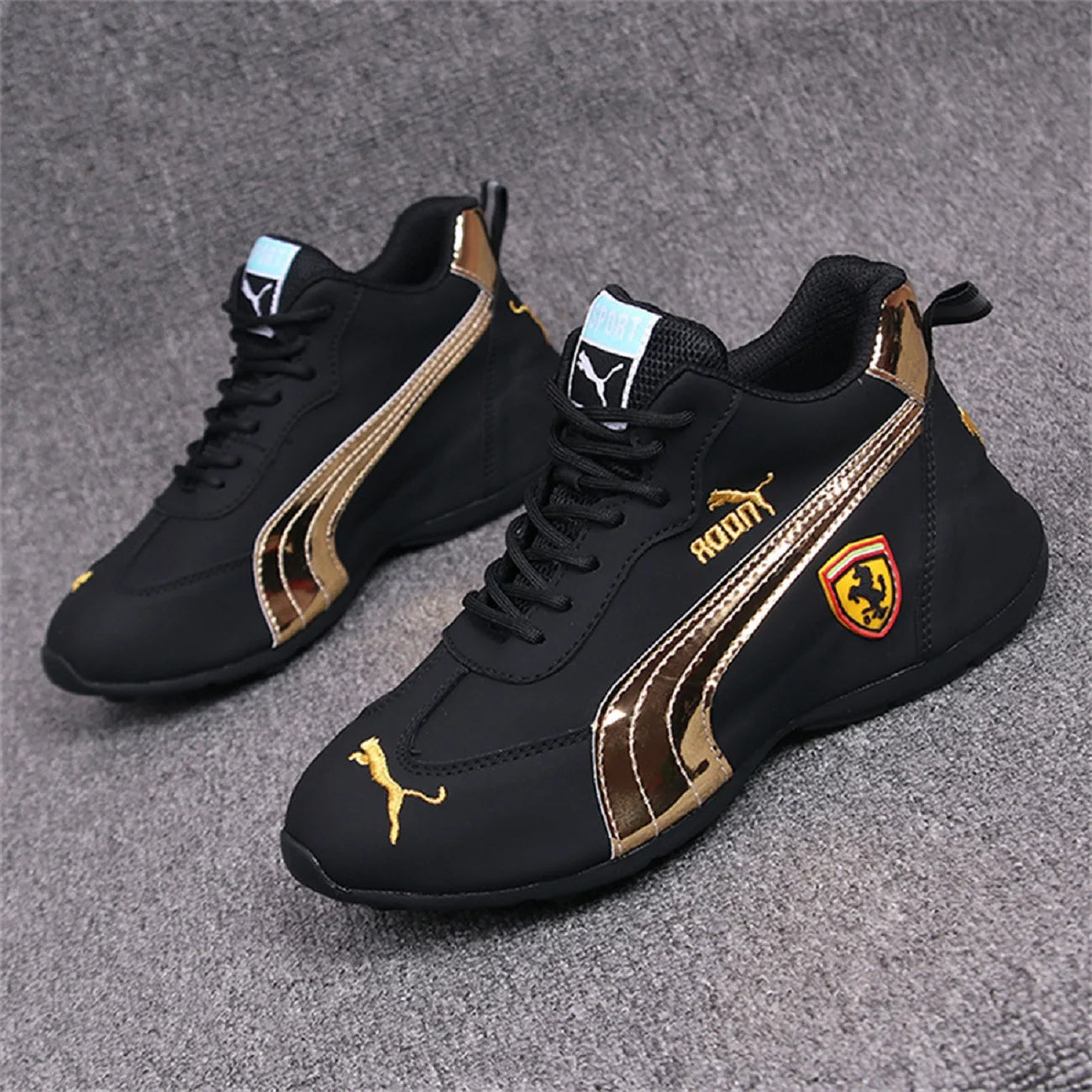 Men's leather surface casual shoes perfect for running