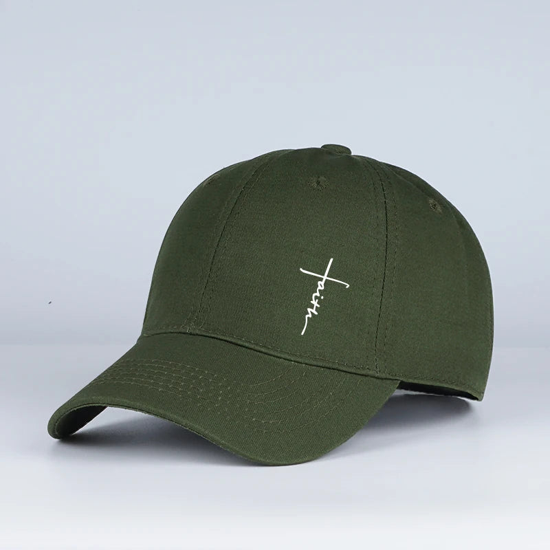 Faith Statement Baseball Cap – Stylish unisex cap with adjustable closure & letter print - CheapSeasons