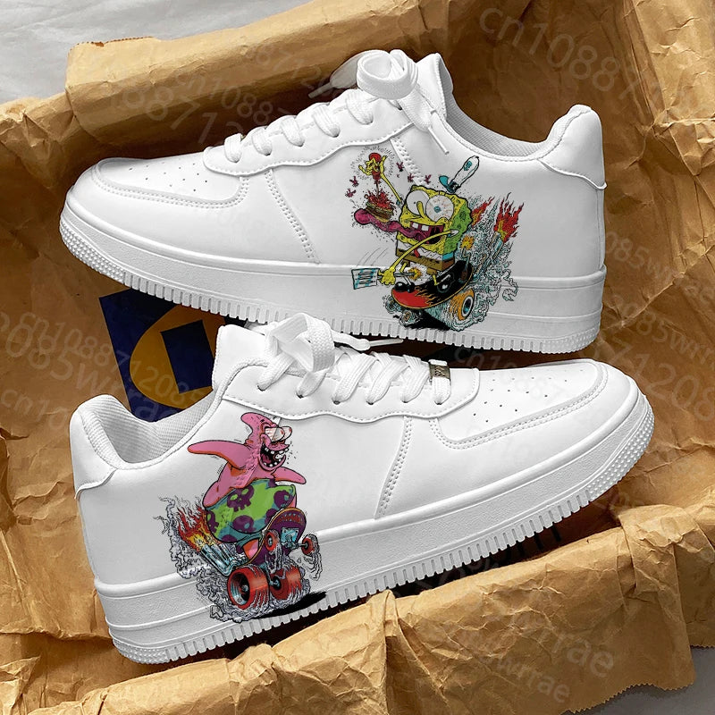 High-Top Streetwear Sneaker – Premium 3D Spongestyle im Air Force Style - CheapSeasons