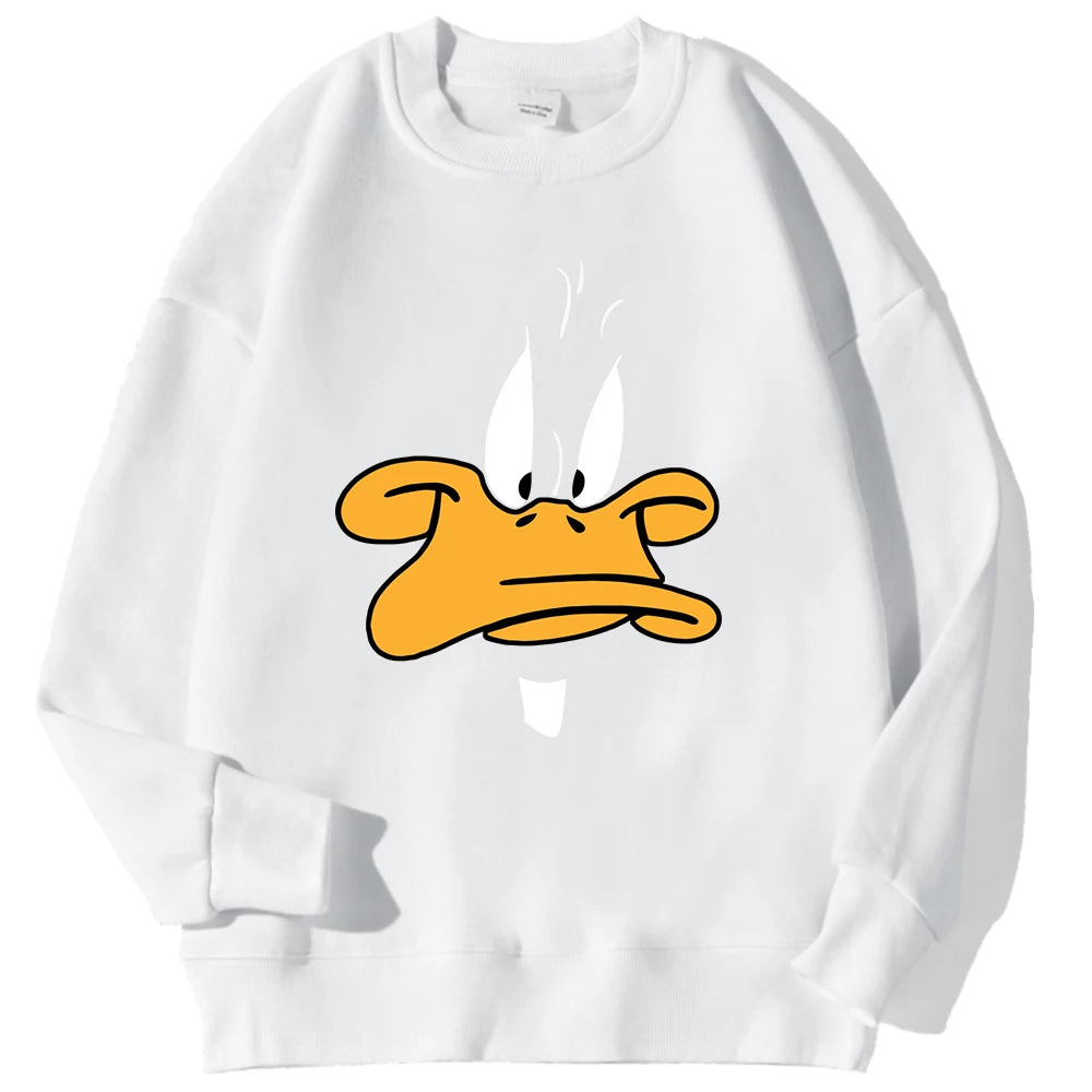 Oversized „Daffy Grumpy“ Fleece-Sweatshirt | CheapSeasons 🦆✨ - CheapSeasons