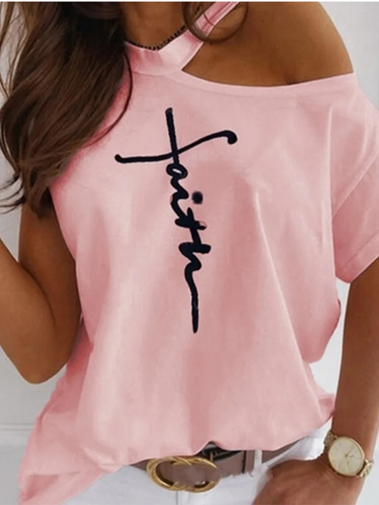 The 'Faith' shirt is your companion for days when you need a little extra confidence. - CheapSeasons