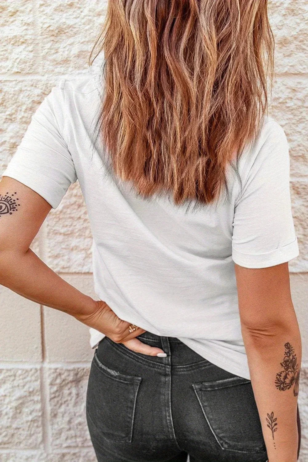 Junior “No Prob-Lama” Shirt – Casual short-sleeved top with a cute llama patch - CheapSeasons