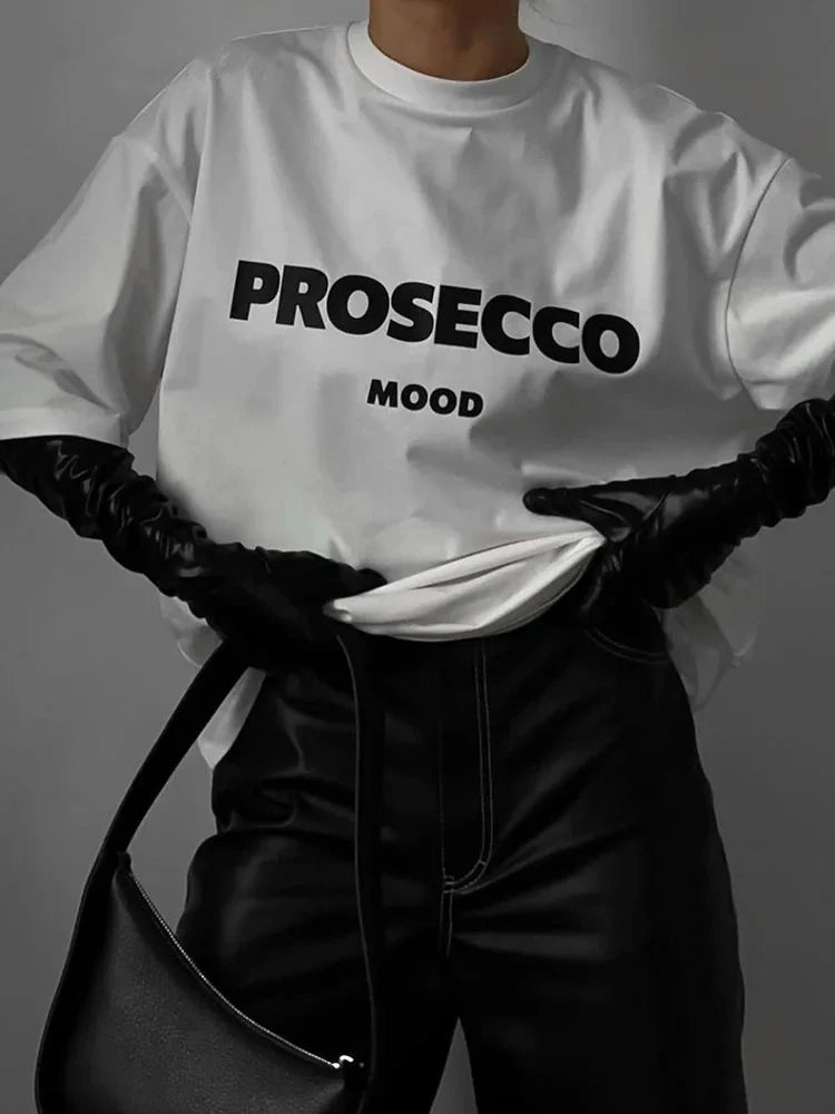 Prosecco Mood Premium Shirt – 100% Cotton & Oversized Look - CheapSeasons