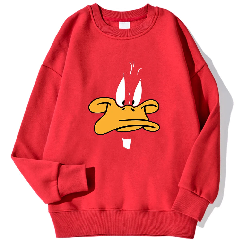 Oversized „Daffy Grumpy“ Fleece-Sweatshirt | CheapSeasons 🦆✨ - CheapSeasons