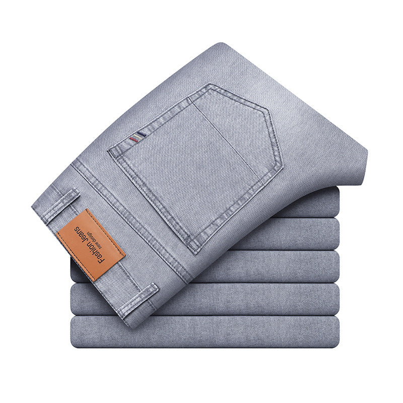 Pair of premium straight jeans from CheapSeasons featuring a classic cut and comfortable fit, shown on a neutral background.