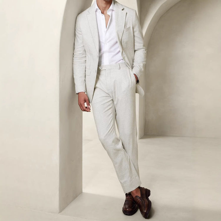 Slim-fit gala suit “Apricot Royale” – Your glamorous appearance - CheapSeasons