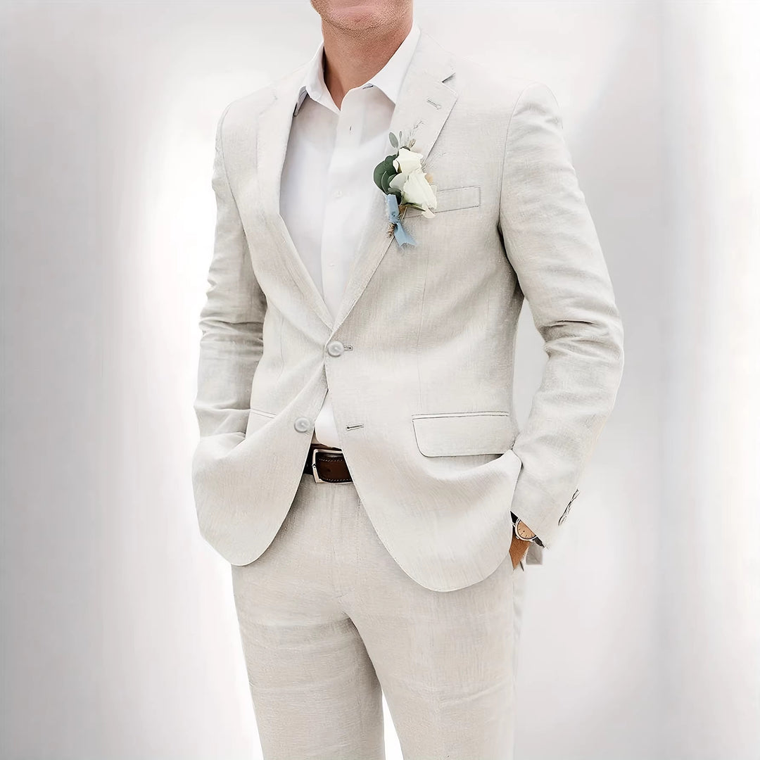 Slim-fit gala suit “Apricot Royale” – Your glamorous appearance - CheapSeasons