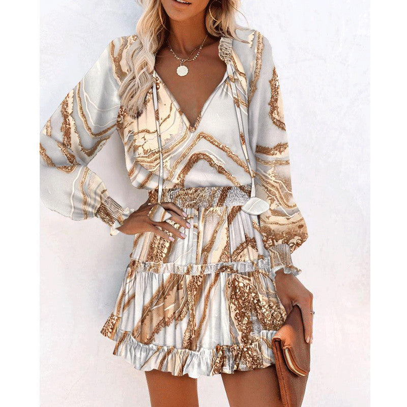 Brightly colored CheapSeasons dress in a vibrant, eye-catching design, perfect for making a bold fashion statement.