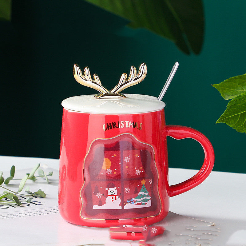 Christmas Cups With Spoon